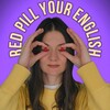 Логотип телеграм канала @julia_english_guru — Red Pill Your English