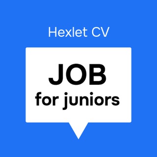 Логотип телеграм канала @junior_vacancies — Вакансии и стажировки для начинающих разработчиков, тестировщиков и аналитиков