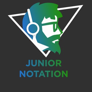 Логотип телеграм канала @junnot — Junior Notation