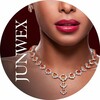 Логотип телеграм канала @junwexlur — JUNWEX. Лучшие украшения в России