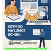 Telegram kanalining logotibi jurnal_universal — Sara jurnallar GM