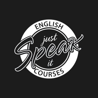 Telegram арнасының логотипі just_speak_it — Английский язык в 🇰🇿