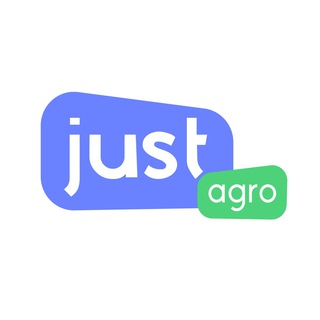 Логотип телеграм -каналу justagro — Just Agro — перша аграрна платформа в Україні!