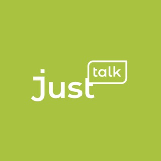 Логотип телеграм -каналу justtalk_ua — JustTalk