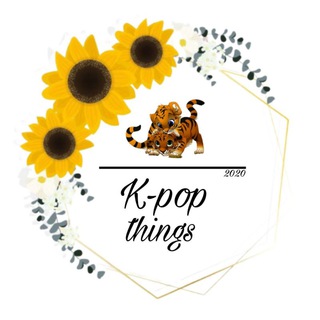 Логотип телеграм канала @k_pop_things — K -pop things