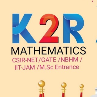टेलीग्राम चैनल का लोगो k2r_academia — K2R~AcademiA (Higher Mathematics & Judiciary Exams)