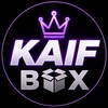 Логотип телеграм канала @kaifboxua — KAIF BOX • СЮРПРИЗ БОКС💜