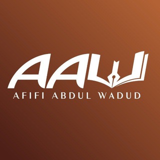 Logo saluran telegram kajianustadzafifi — Kajian Ustadz Afifi Abdul Wadud