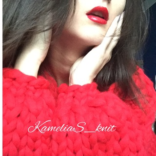 Логотип телеграм канала @kamelias_knit — Kamelias_knit 🧶