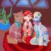 Логотип телеграм канала @kanuoe — ``[Велинс Арты]--[🥀👾🔥]*`