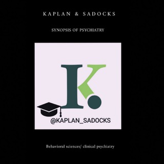 لوگوی کانال تلگرام kaplan_sadocks — " کاپلان و سادوک "