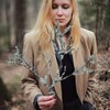 Логотип телеграм канала @kareliafox — Лиса с блокнотиком 🌾