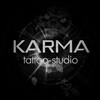 Логотип телеграм канала @karmatattooart — 𝐊𝐀𝐑𝐌𝐀 𝐈𝐍𝐒𝐈𝐃𝐄