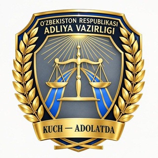 Telegram channel Kasbi tuman adliya bo‘limi logo
