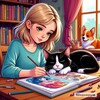 Logo of telegram channel kawaiicolouring — Kawaii coloring