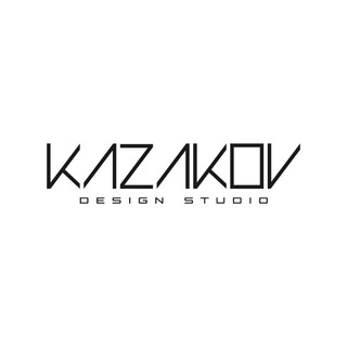 Логотип телеграм канала @kazakovdesign — KAZAKOV design