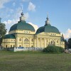 Логотип телеграм канала @kazanskyhramyaropolets — Казанский храм села Ярополец. История восстановления.