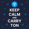 Логотип телеграм канала @kcact — Keep Calm and Carry TON