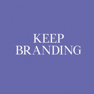 Логотип телеграм канала @keepbranding — KEEP BRANDING