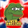 Логотип телеграм канала @kekenglish — kekEnglish. Мемы на английском with переводом