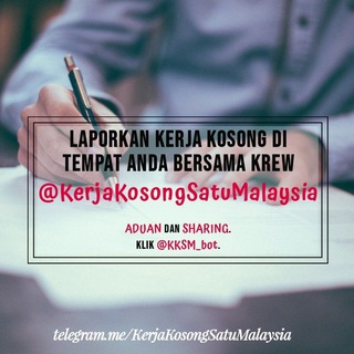 Logo of telegram channel kerjakosongsatumalaysia — Kerja Kosong Malaysia di t.me/KerjaKosongSatuMalaysia