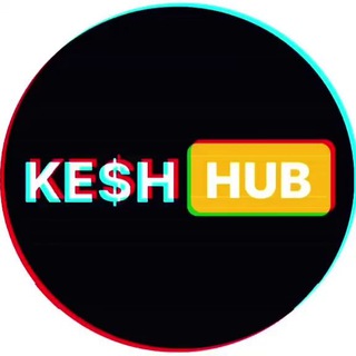 Логотип телеграм канала @kesh_hub — KE$H HUB