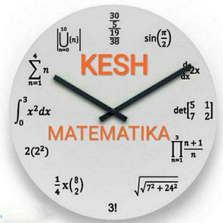 Telegram kanalining logotibi keshmatematika — KESH MATEMATIKA💯