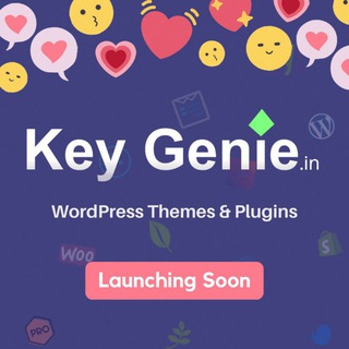 टेलीग्राम चैनल का लोगो keygenie — KeyGenie - WordPress Plugins & Themes