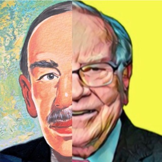 Логотип телеграм канала @keynes_and_buffet — Между Кейнсом и Баффетом