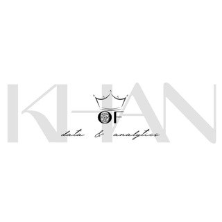 Telegram арнасының логотипі khan17analytics — Khan of data & analytics🎲