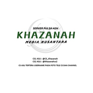 Logo saluran telegram khazanahmedianusantara — KAHHA PULSA - ( KHAZANAH H2H LV.2 )