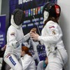 Логотип телеграм канала @khimkifencing — МАУ ДО СШОР по фехтованию