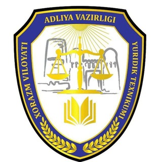 Telegram kanalining logotibi khlcofficial — Xorazm viloyati yuridik texnikumi