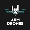 Логотип телеграм -каналу khmdrones — ArmDrones - Інженерна FPV Школа та виробництво. Хмельницький.