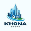 Логотип телеграм канала @khona_bozor — ХОНА ХАРИД ФУРӮШ 🏡 НЕДВИЖИМОСТИ САВДО