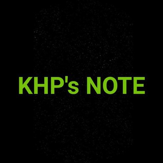 टेलीग्राम चैनल का लोगो khpgcpkeyvip — KHP's NOTE