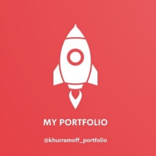 Telegram kanalining logotibi khurramoff_portfolio — Azizbek Xurramov | Portfolio