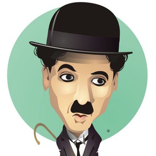 Логотип телеграм канала @kidcinema — "Чаплин" вещает...
