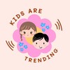 Логотип телеграм канала @kids_are_trening — KIDS ARE TRENDING • магазин детской одежды • Саратов