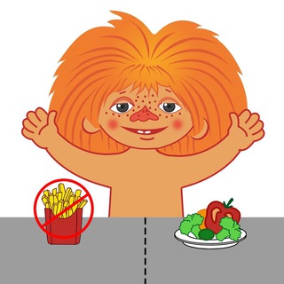 Логотип телеграм канала @kidsnutritional — Антошка без картошки