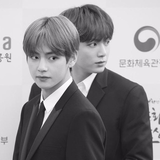 Логотип телеграм канала @kimvintae — адское место. ᵛᶰ