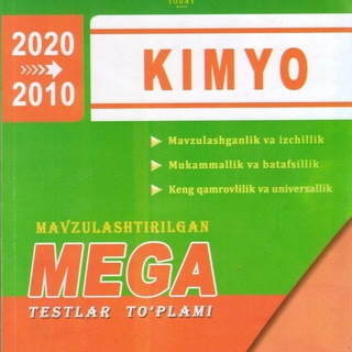 Telegram kanalining logotibi kimyo_khasanov — MEGA KIMYO | JURABEK KHASANOV