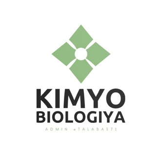Telegram kanalining logotibi kimyobiologiya_kanal — KIMYO || BIOLOGIYA