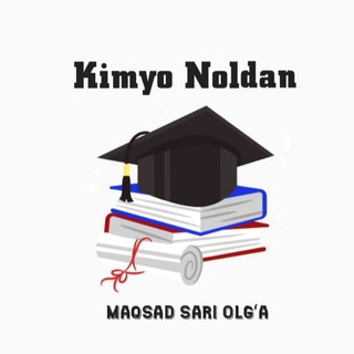 Telegram kanalining logotibi kimyoni_organish — Kimyo Noldan