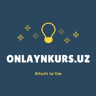 Telegram channel Onlaynkurs.uz logo