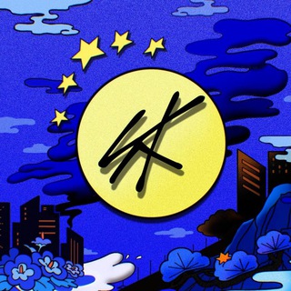 Логотип телеграм канала @kingstray — королевство stray kids 🌍