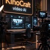 Логотип телеграм канала @kinocraftai — 🎬 KinoCraft AI — Промты