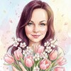 Логотип телеграм канала @kirmarine — Открытки от Маришки