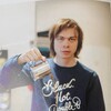 Логотип телеграм канала @kisacoffeecringe — если что моё кофе ванильное