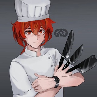 Логотип телеграм канала @kitchen_genshin — Тейватская Кулинария | Genshin Impact